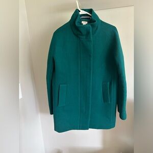 J Crew jacket. Green. Size 6. Like new.